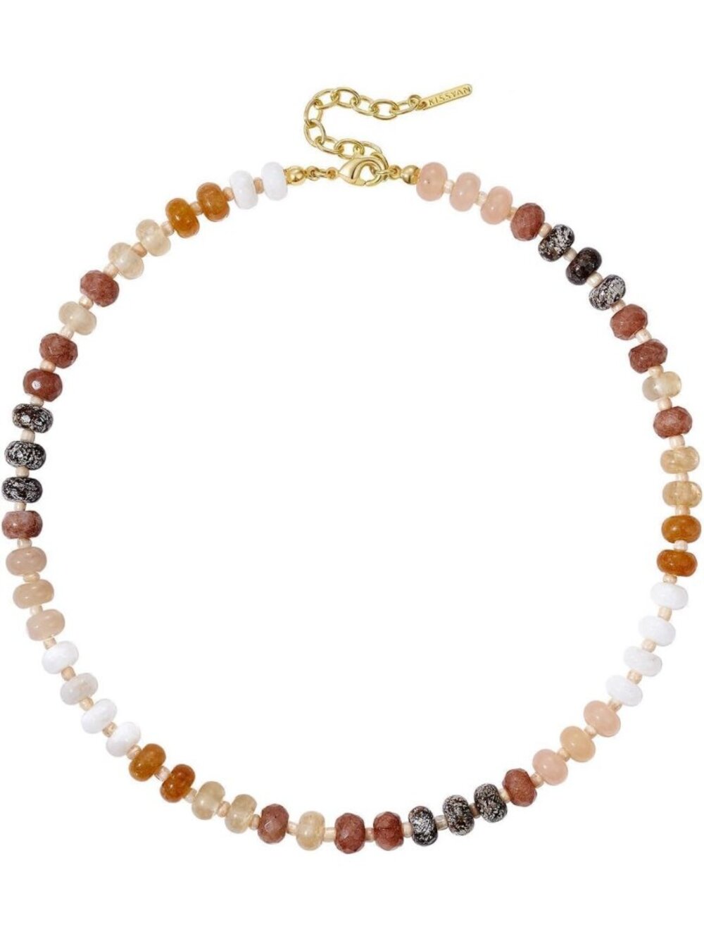 Handmade Gemstone Beaded Choker Necklace for Women - Unique Boho Jewelry